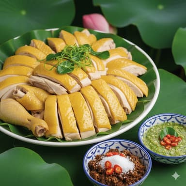 Gà luộc nhưng không cần nước